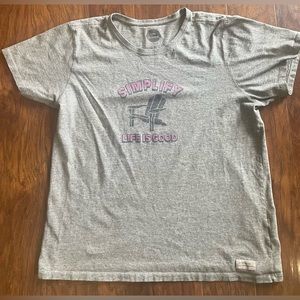 Life Is Good Lawn Adirondack Chair Simplify Tee Shirt XL